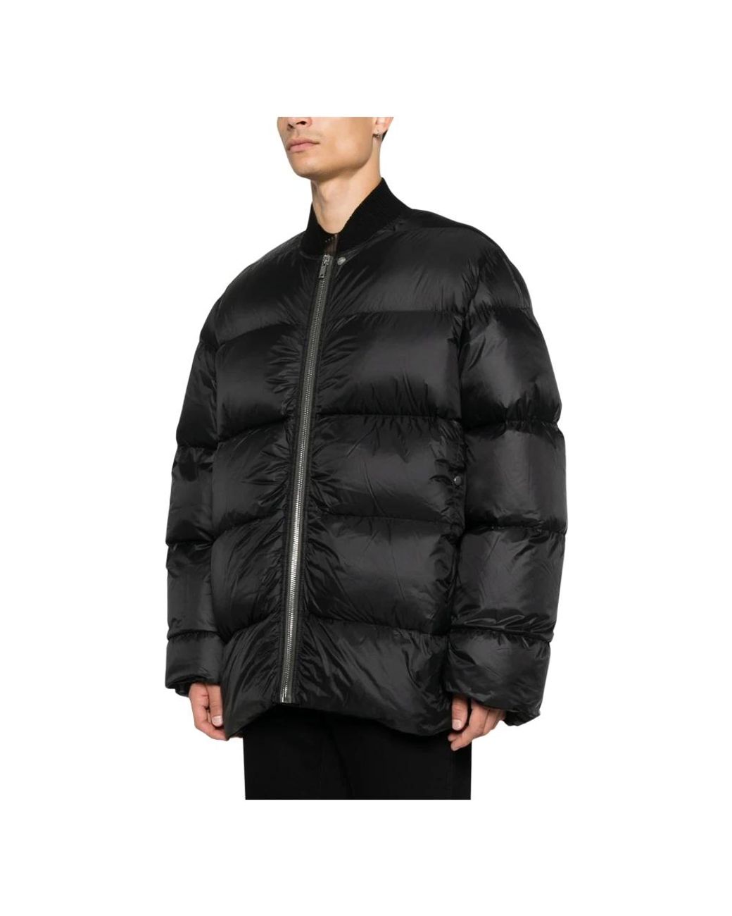 Rick Owens Black Bomber Jackets for men