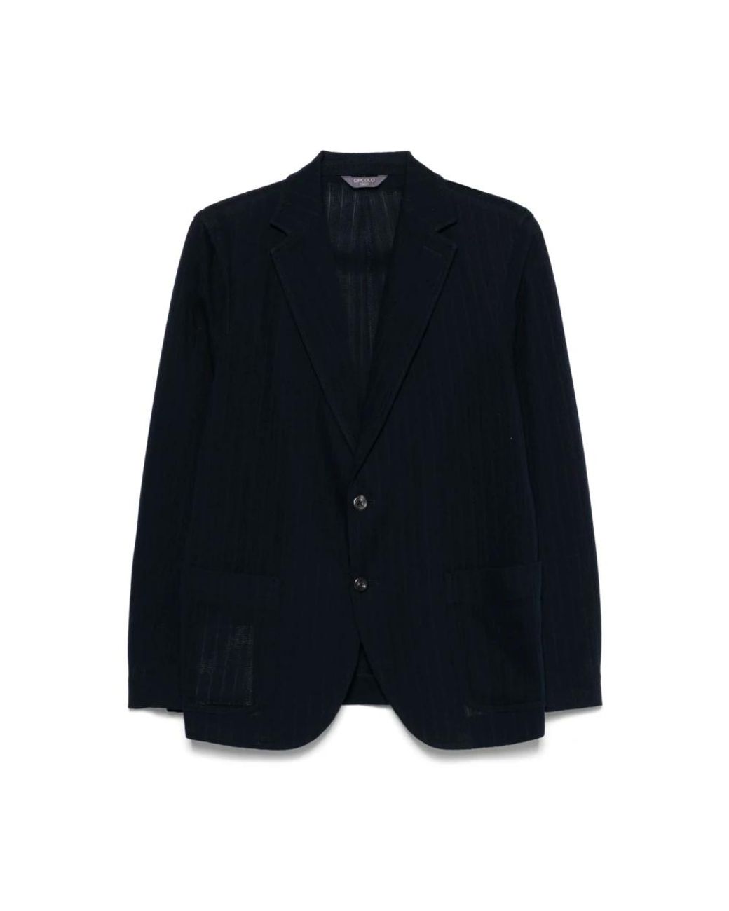 Circolo 1901 Jassen ,Blauw ,Blauwe Geknoopte Jas Met Revers in het Blue voor heren