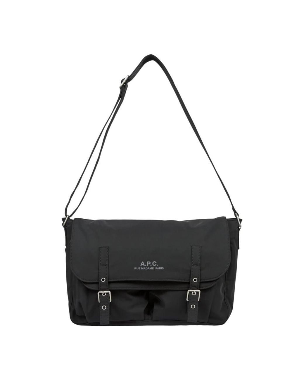 A.P.C. Black Cross Body Messenger for men