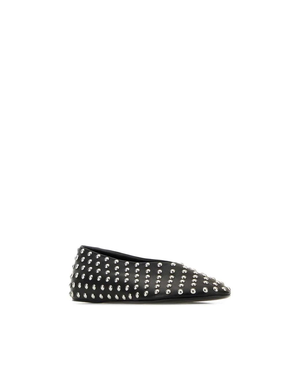 Jil Sander Black Ballerina Shoes