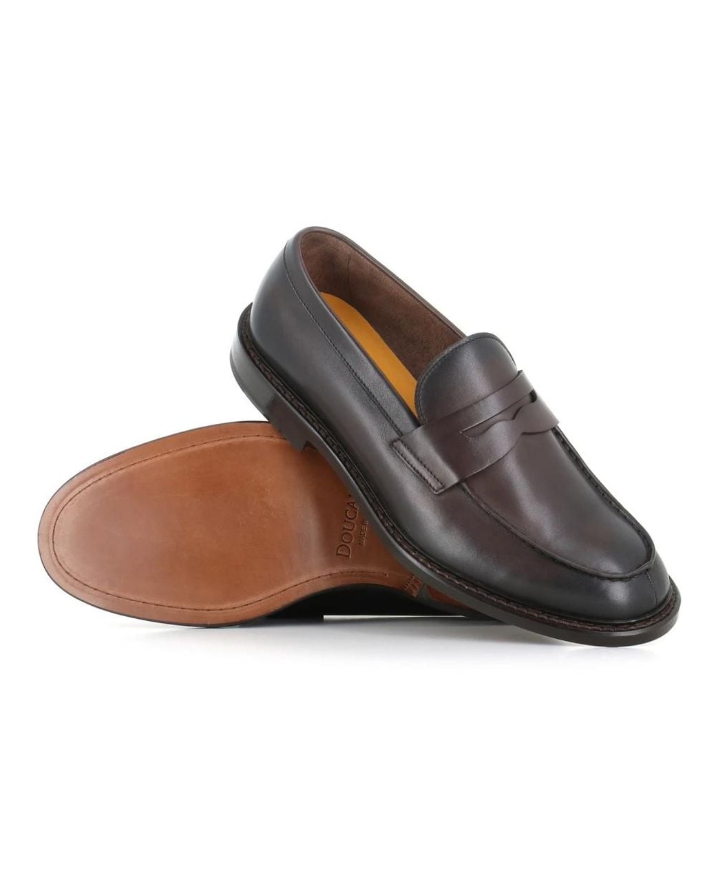 Doucal's Gray Loafers for men