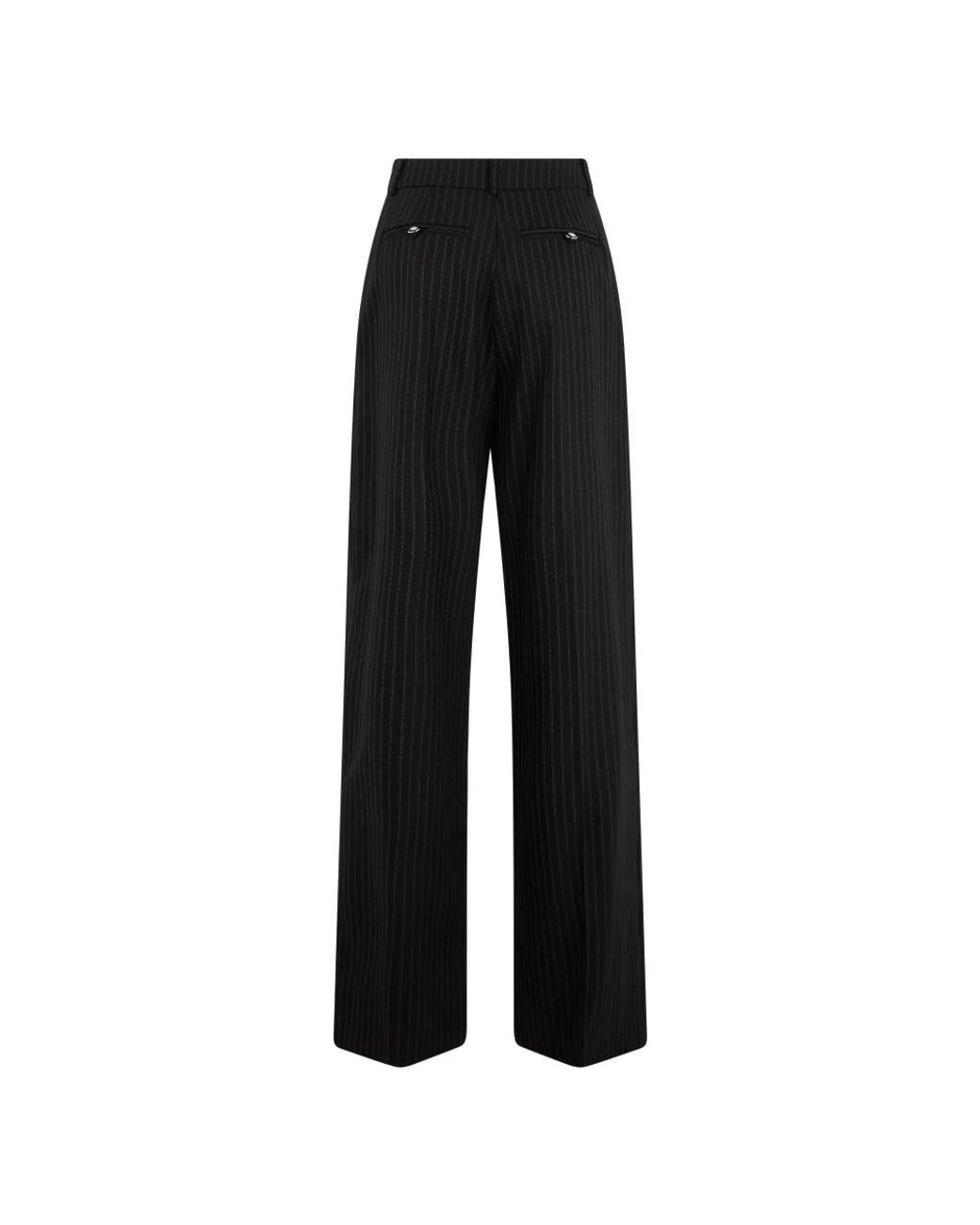 Elisabetta Franchi Black Wide Trousers