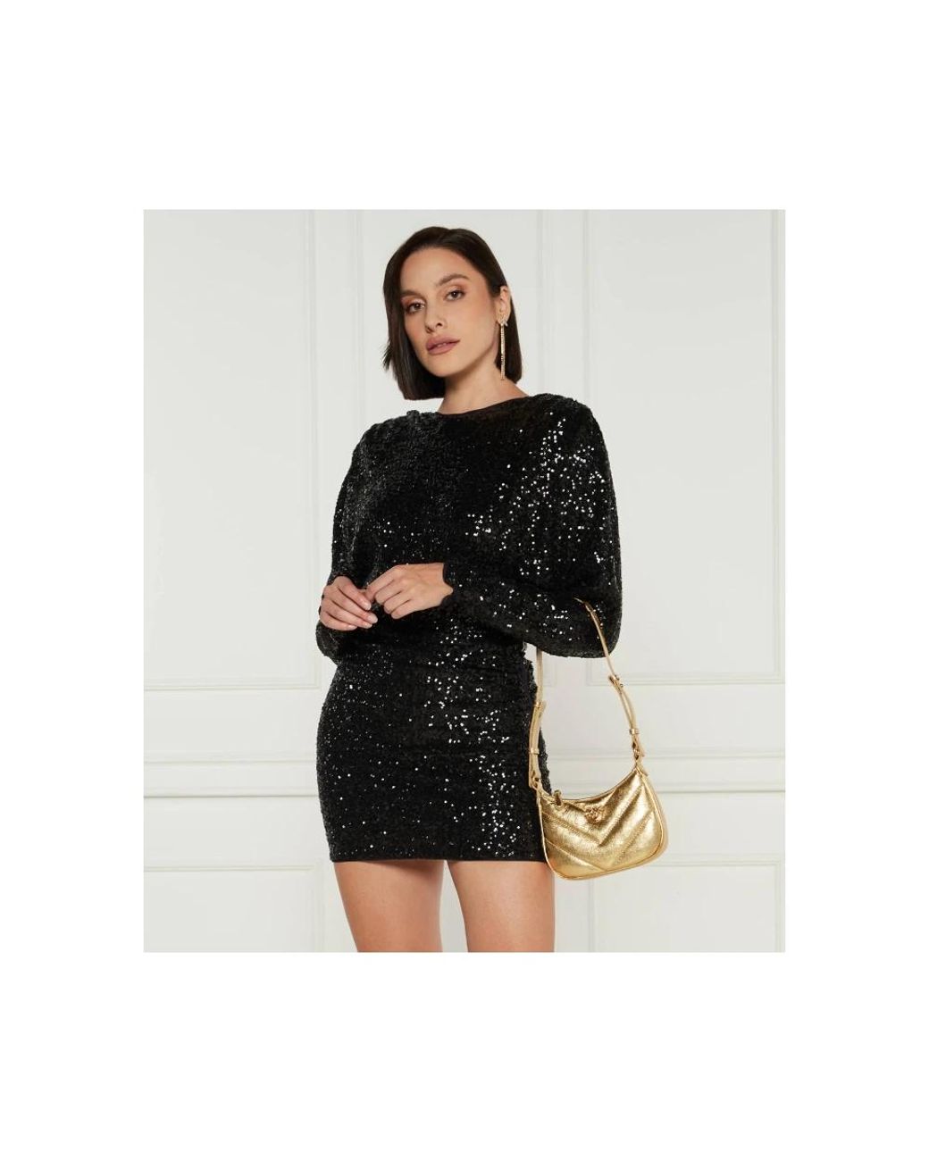 Pinko Metallic Shoulder Bags
