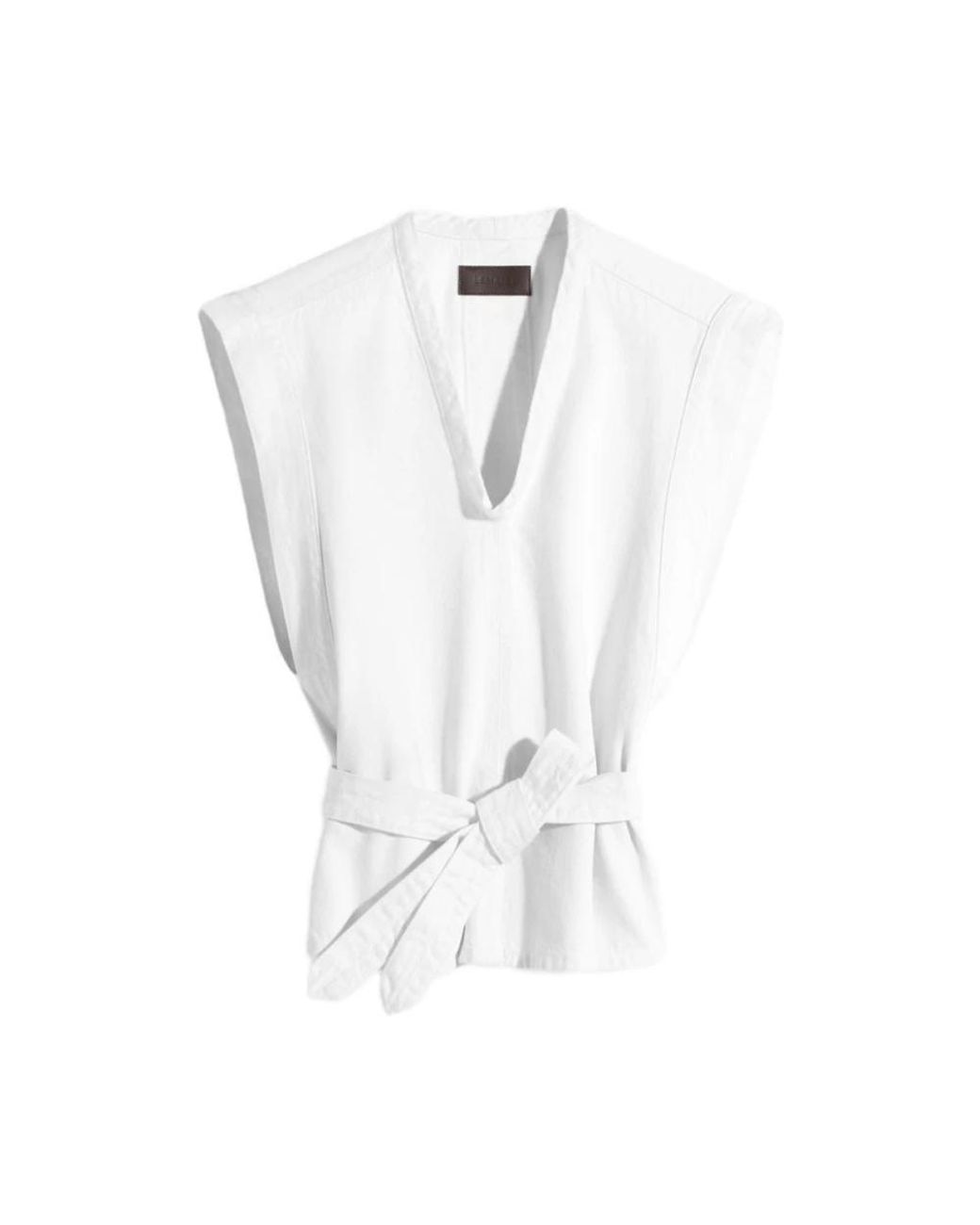 Lemaire White Sleeveless Tops