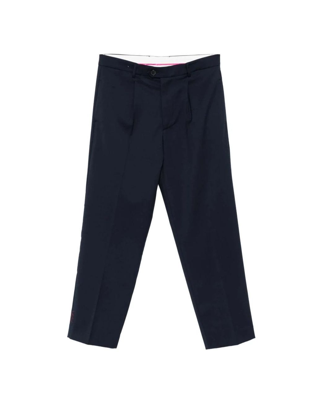 Amaranto Blue Straight Trousers for men