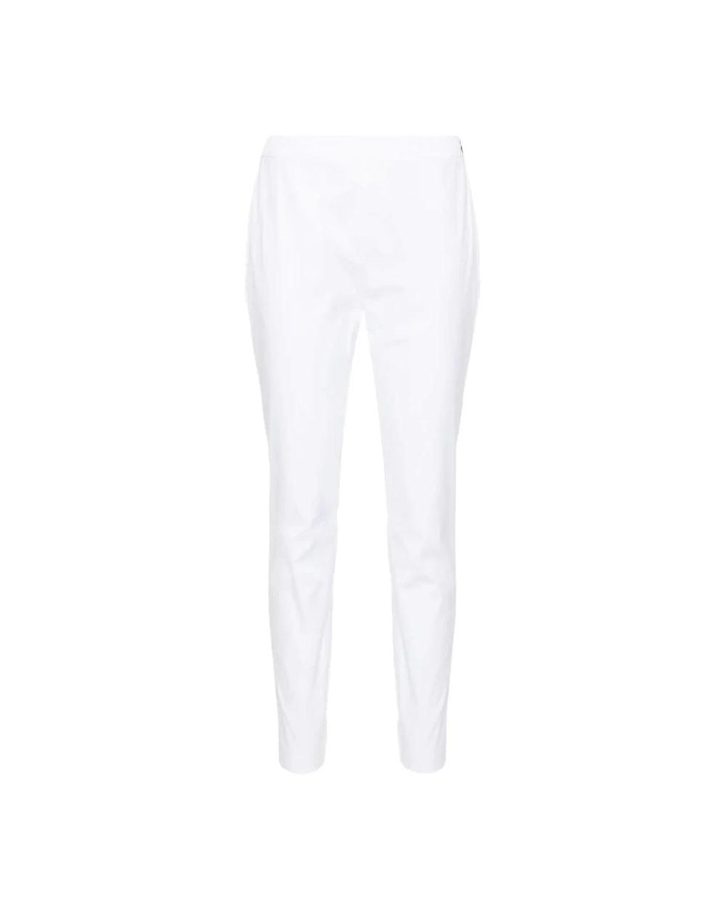 Fabiana Filippi White Slim-Fit Trousers