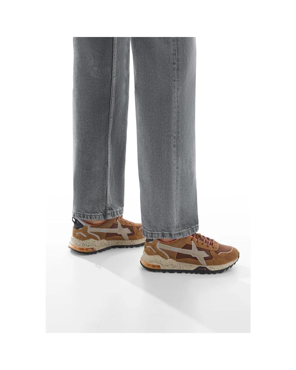 W6yz Brown Sneakers for men