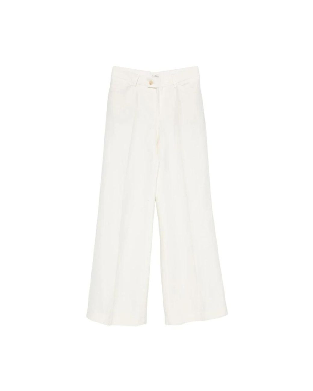 Closed White Wide Trousers