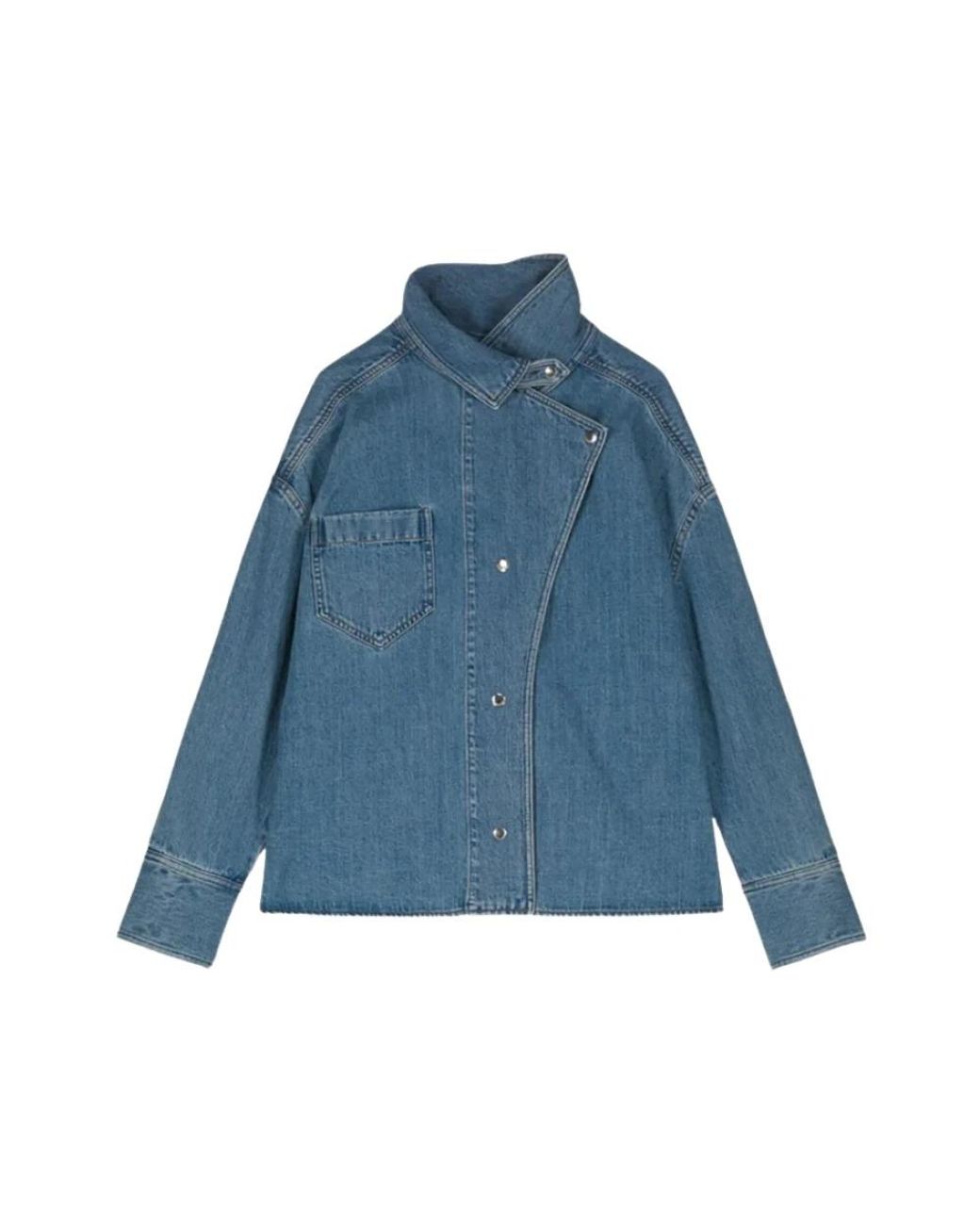 Margaux Lonnberg Elegant Egan Overhemd in het Blue