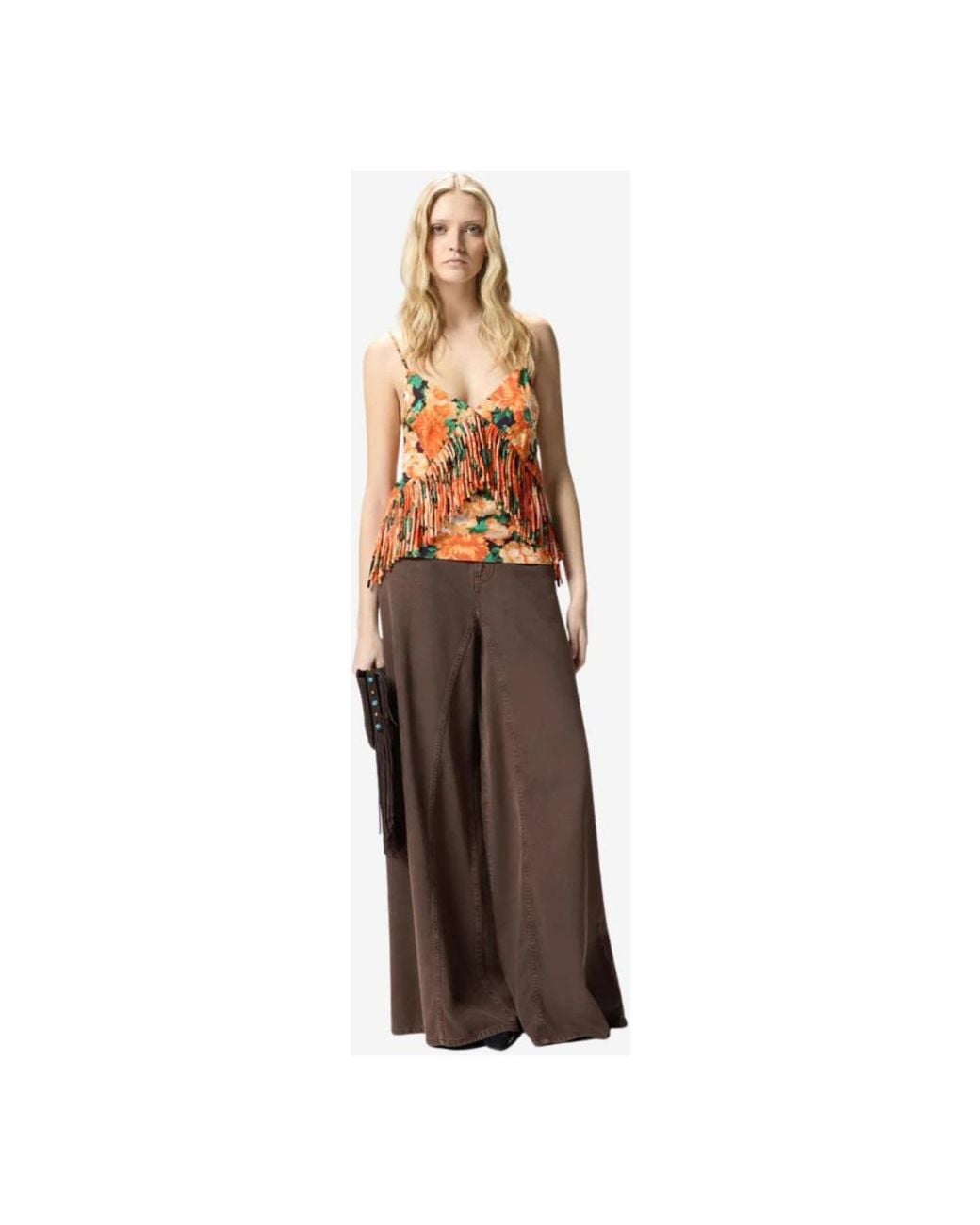 Pinko Metallic Sleeveless Tops