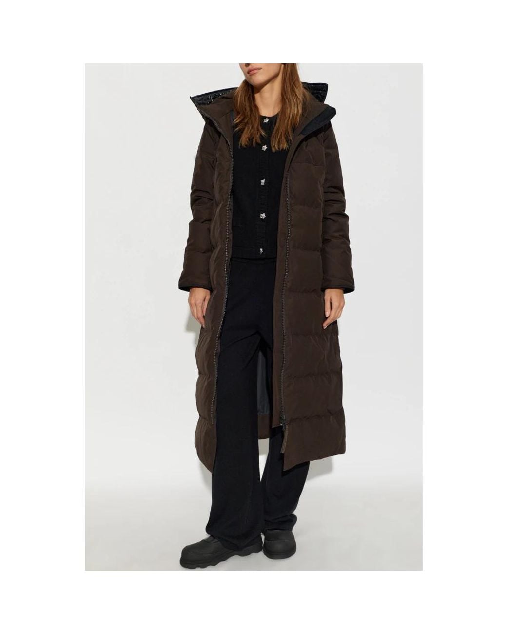 Down Coats Canada Goose de color Black