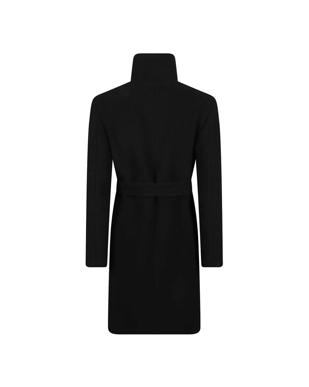 Pinko Black Belted Coats