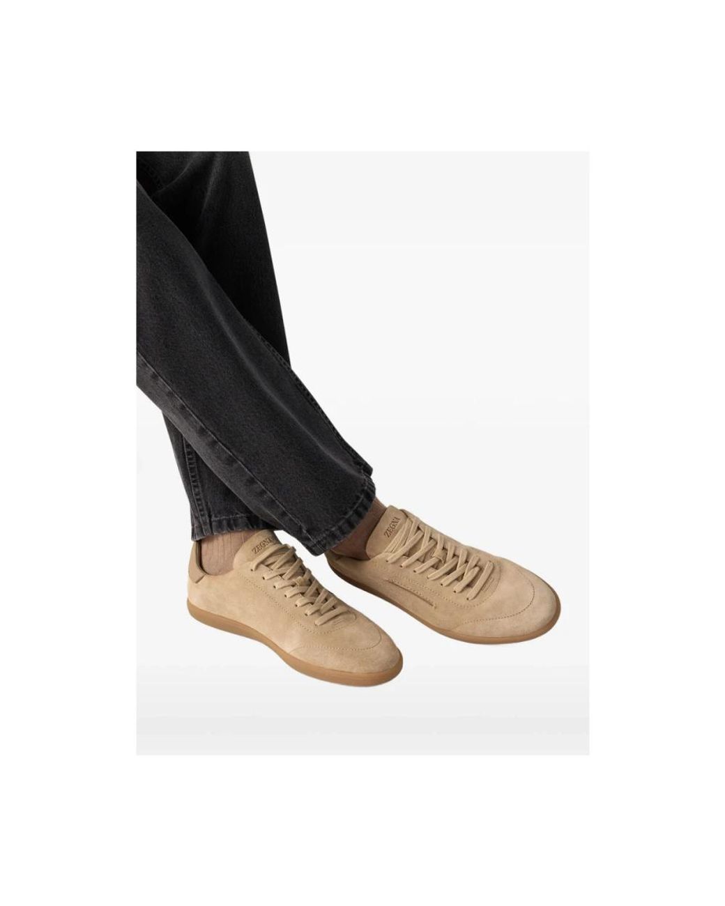 Zegna Natural Neutrals Trainers for men