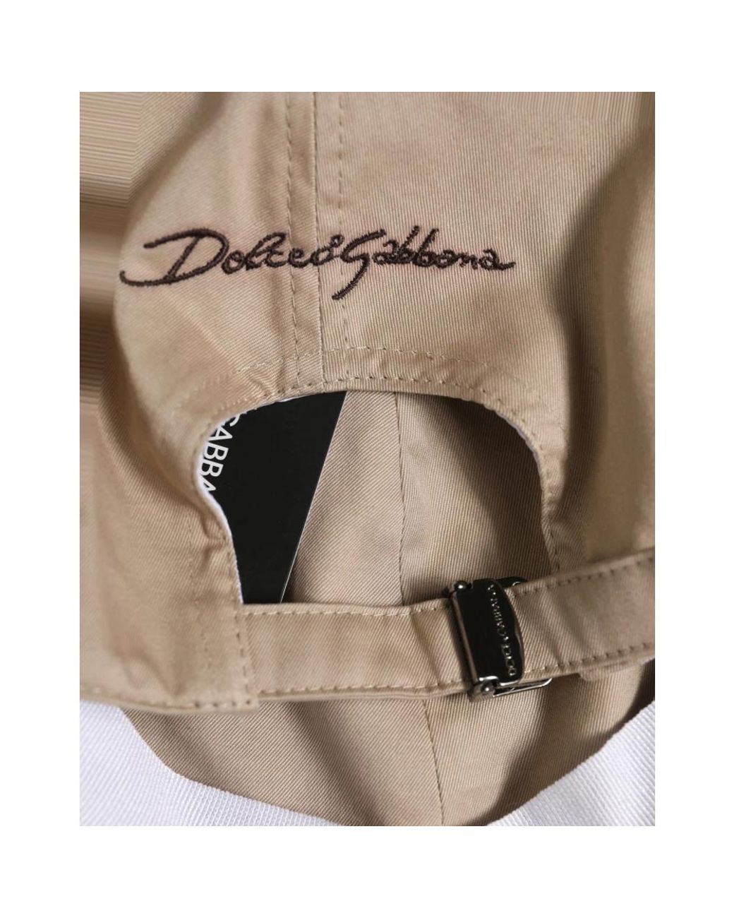 Dolce & Gabbana Natural Baseballmütze