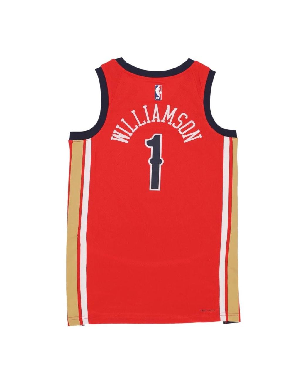 Nike Fitness ,Veelkleurig ,Polyester Nba Statement Edition Basketball Tank Top in het Red voor heren
