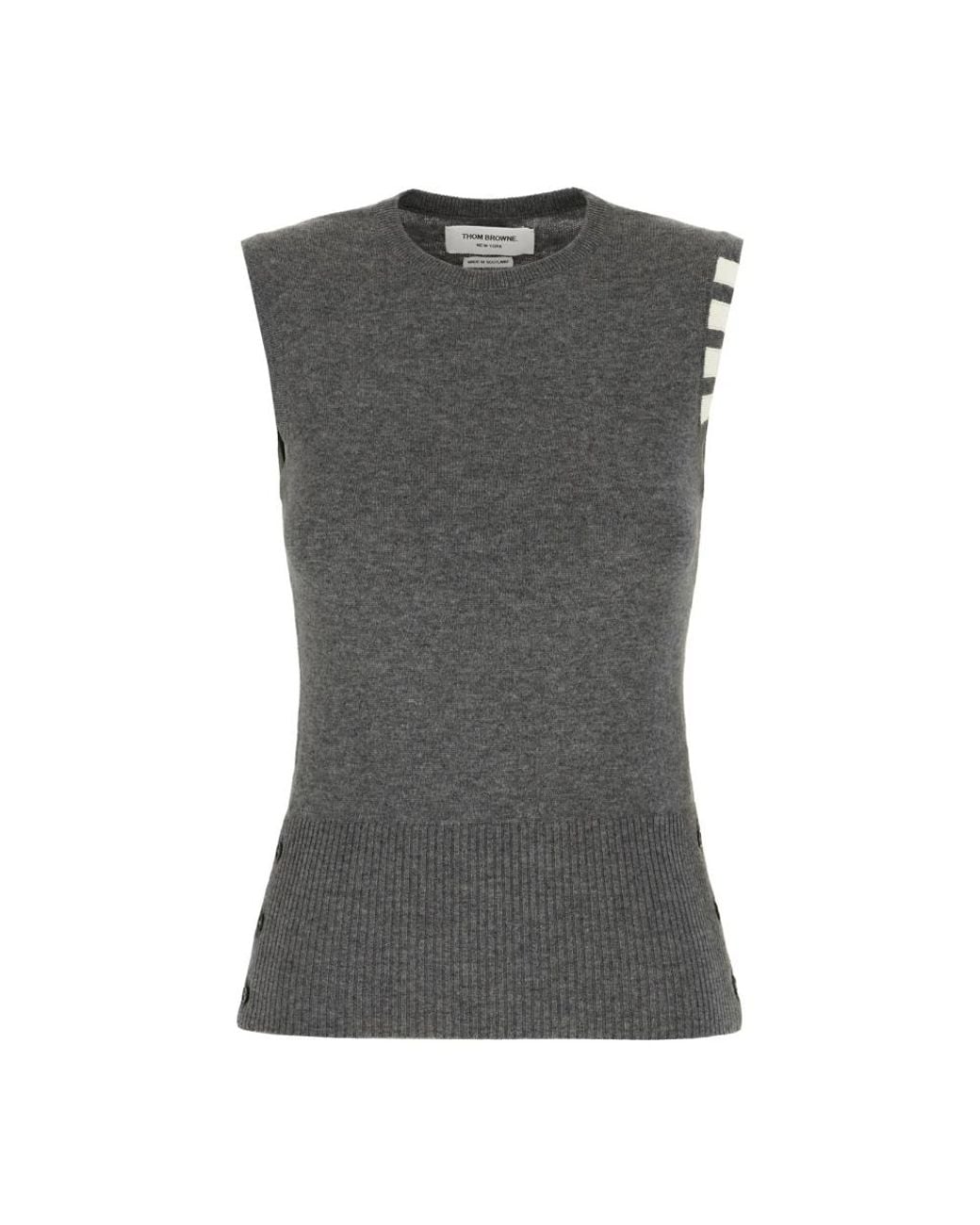 Thom Browne Gray Cashmere Knitwear