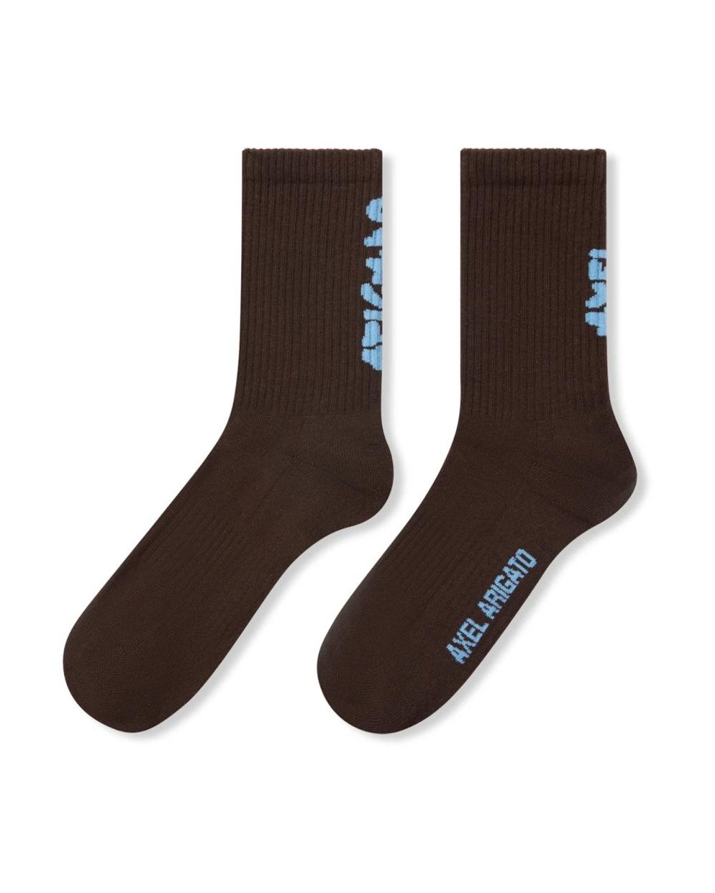 Axel Arigato Ondergoed ,Bruin ,Katoen Floral Jacquard Socks in het Brown