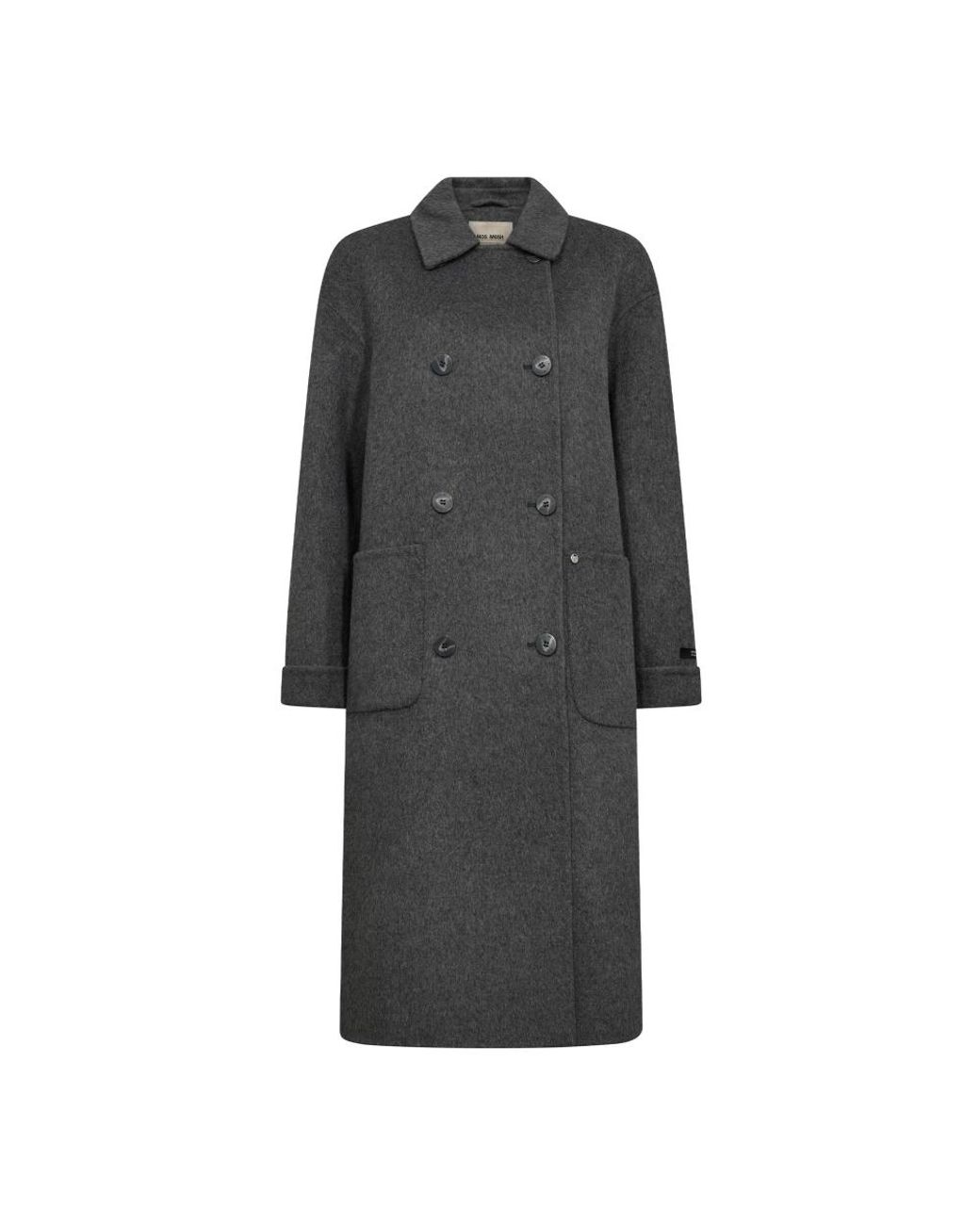 Mos Mosh Black Double-Breasted Coats