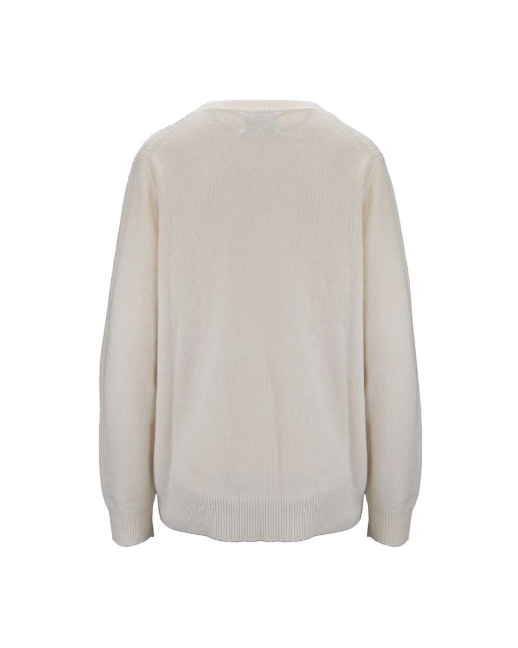 Mc2 Saint Barth Gray V-Neck Knitwear