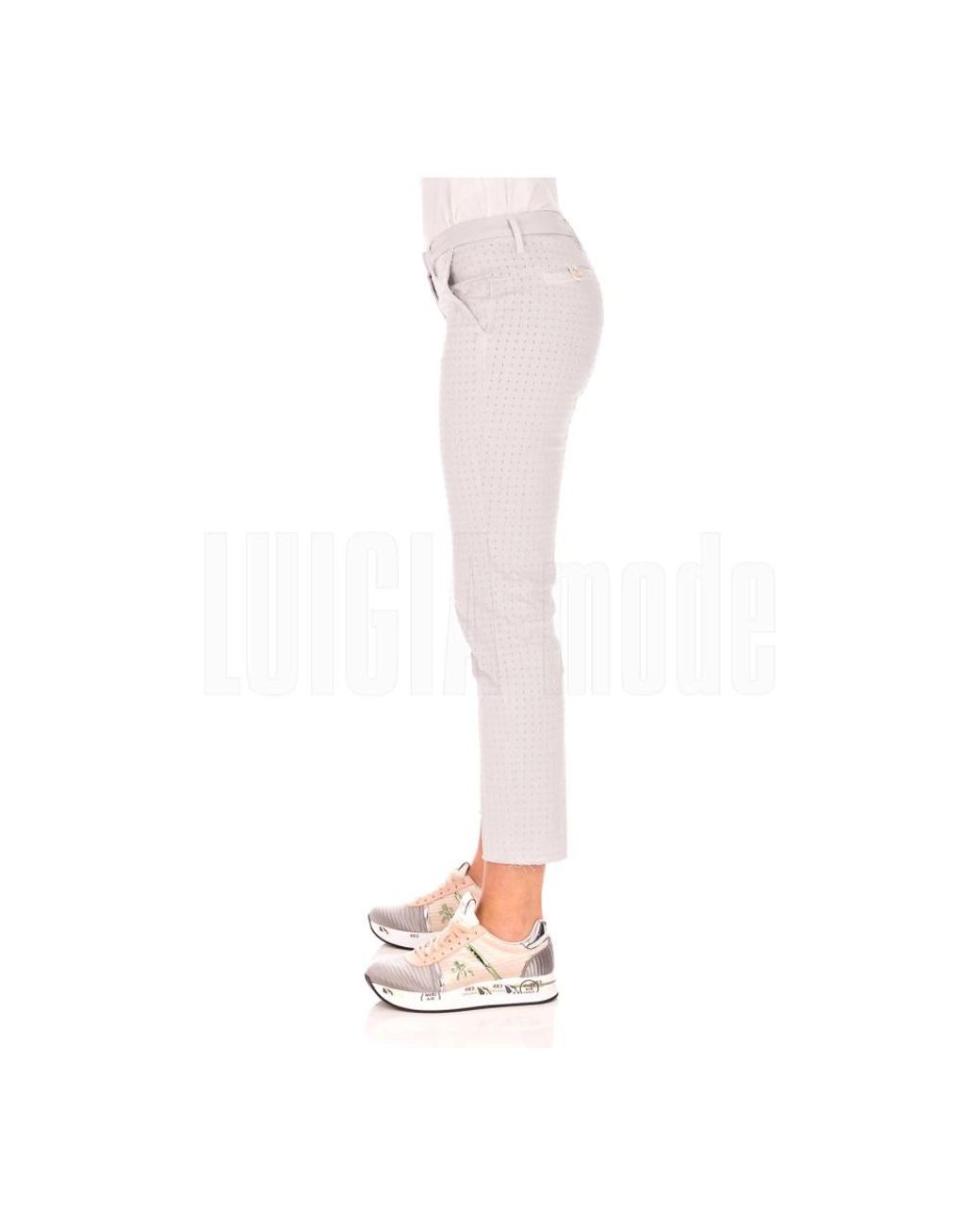 Shaft Pink Cropped Trousers