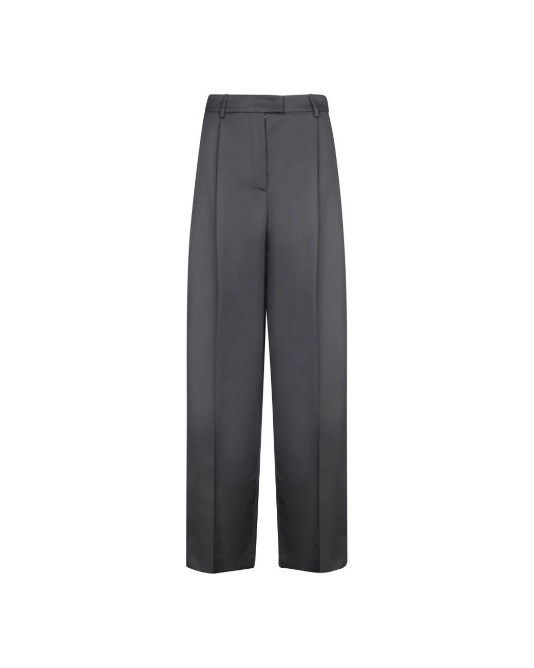 Blanca Vita Gray Straight Trousers