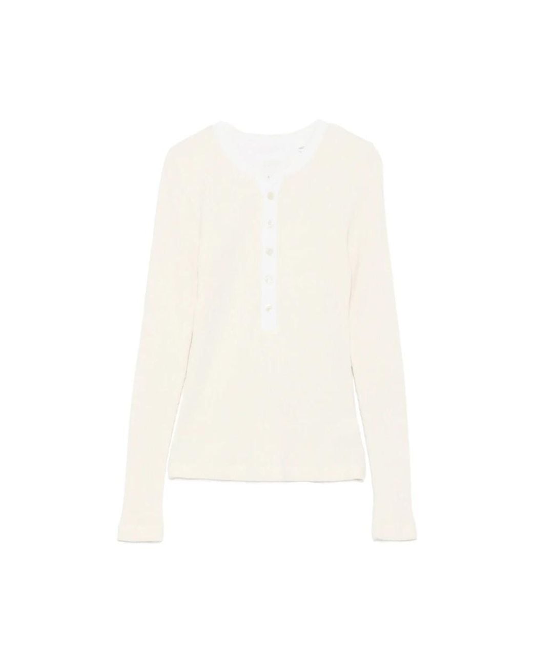 Citizens of Humanity White Round-Neck Knitwear
