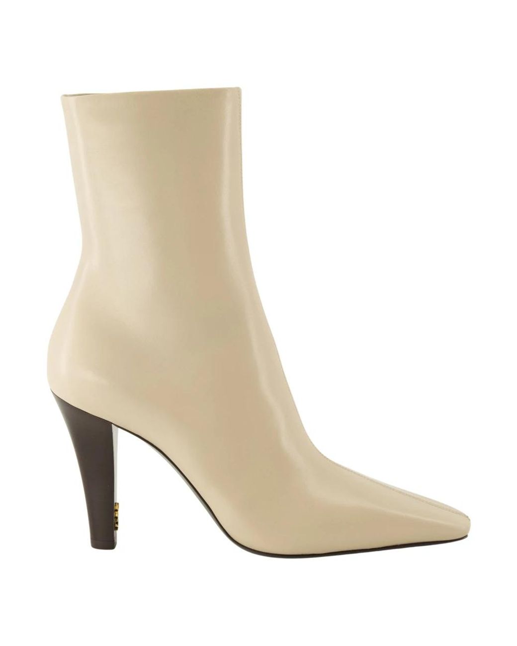 Saint Laurent Natural Heeled Boots