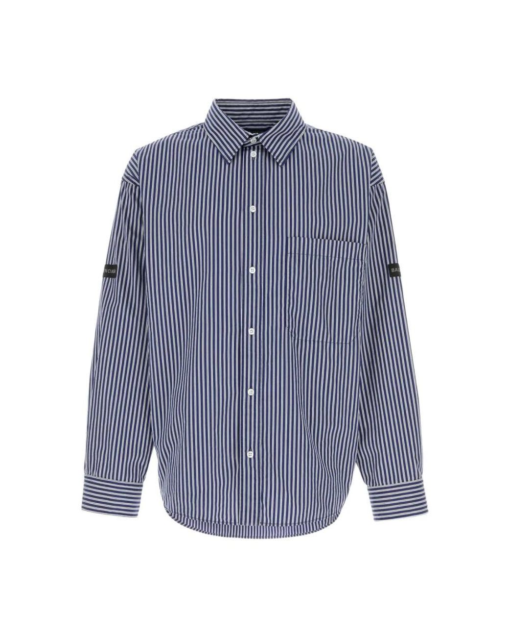 Balenciaga Blue Casual Shirts for men