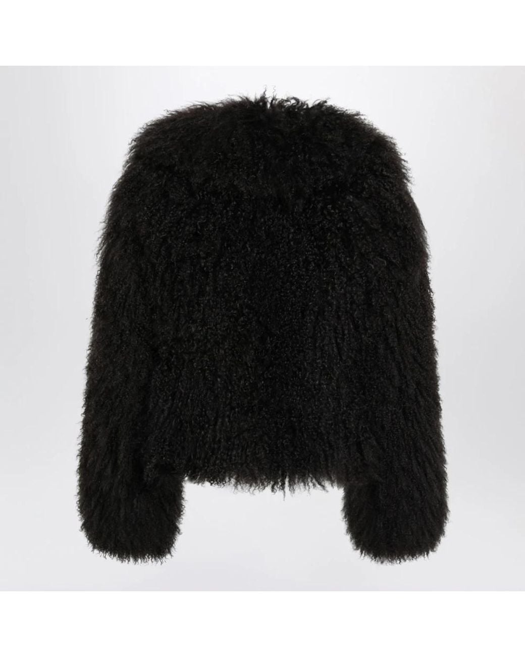 Blancha Black Faux Fur & Shearling Jackets