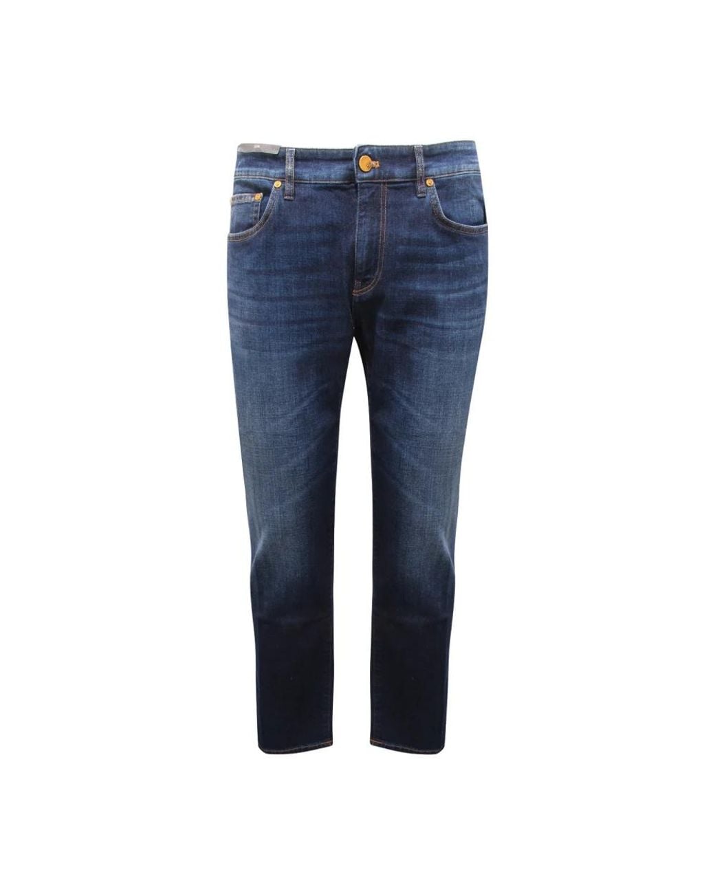 PT01 Blue Slim Fit Jeans for men