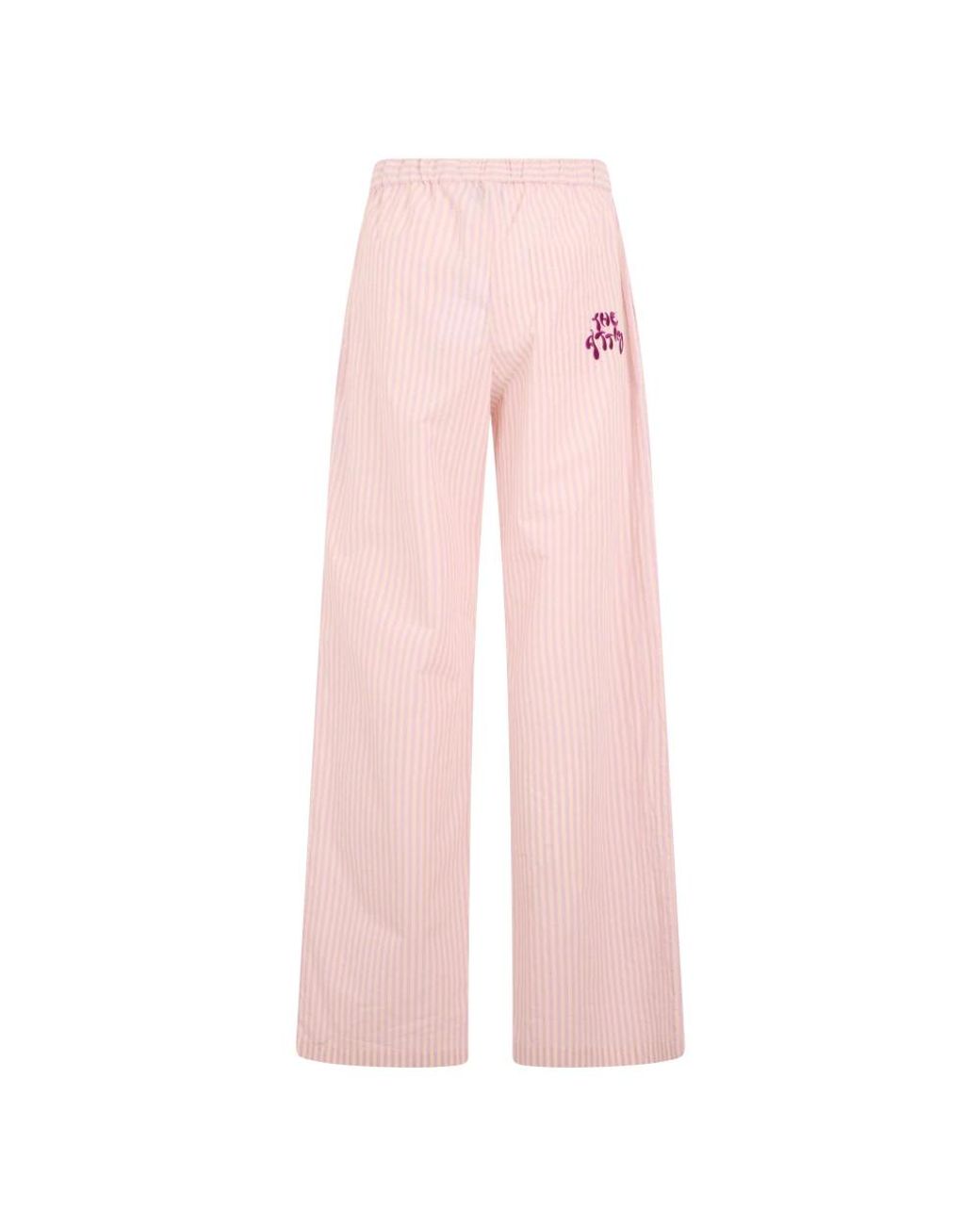 The Attico Pink Wide Trousers