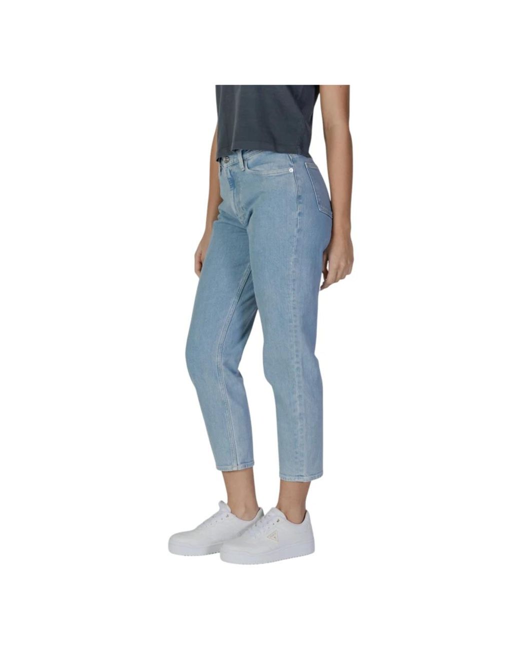 Calvin Klein Blue Cropped Jeans