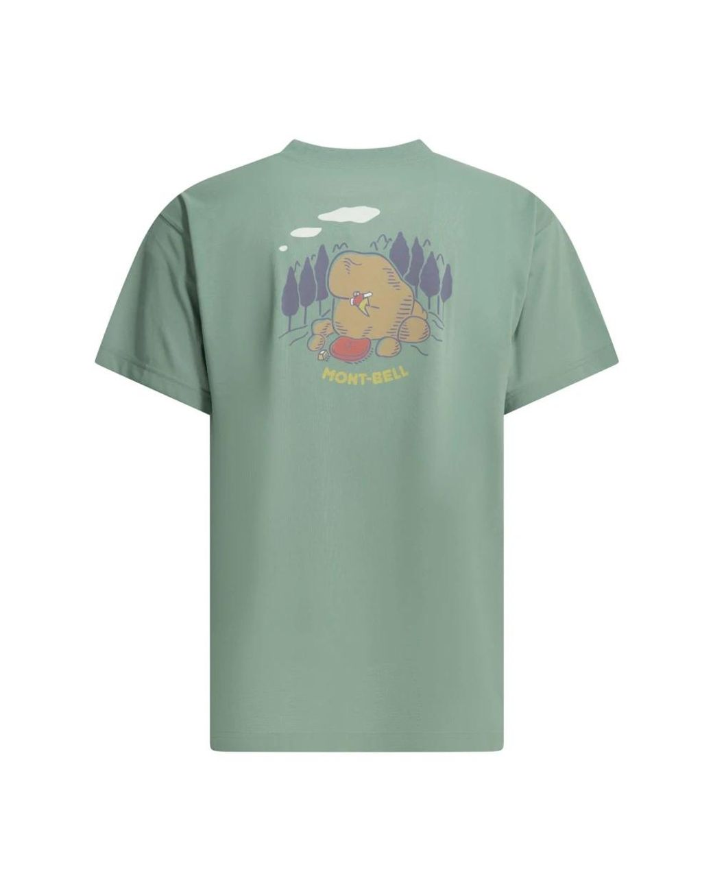 Montbell Green T-Shirts for men