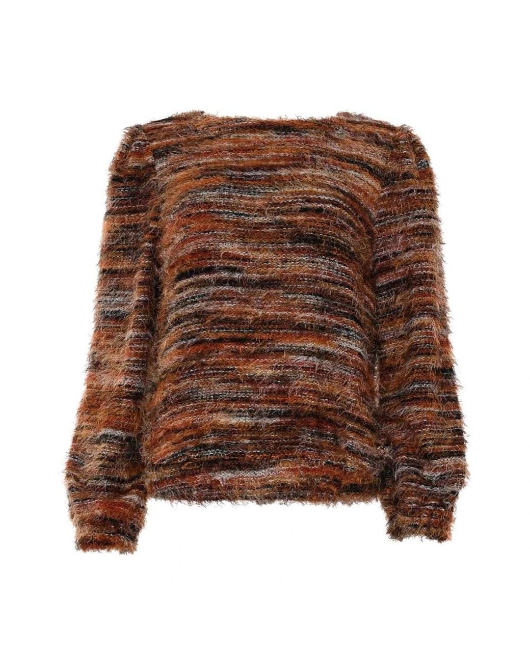 Maicazz Brown Vien Strickpullover