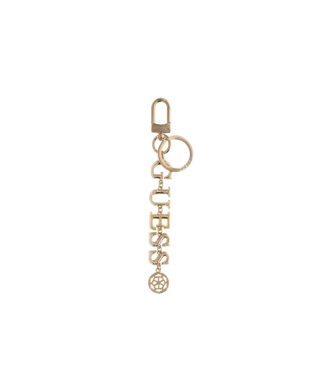Keyrings Guess de color Metallic