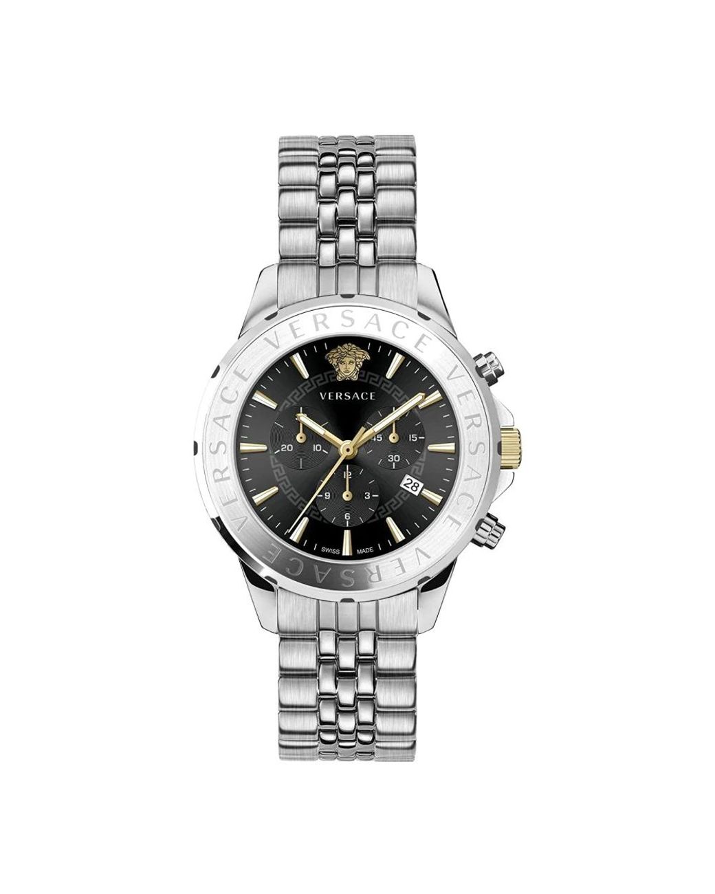 Versace Chronograph Signature in Metallic für Herren