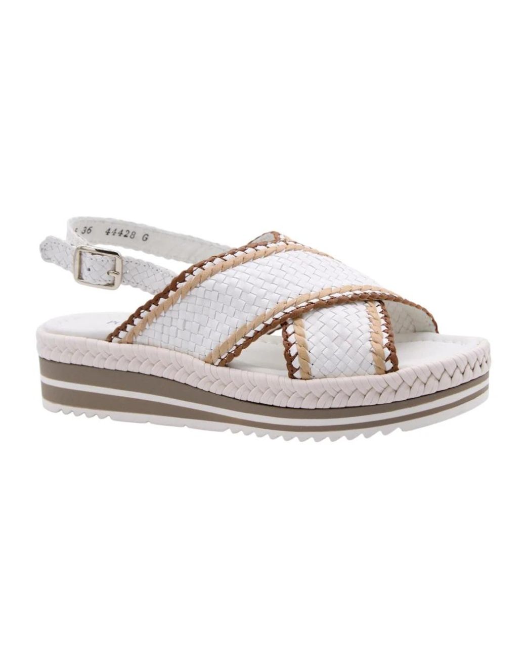 Pons Quintana White Flat Sandals