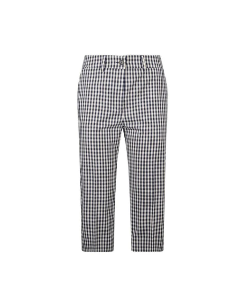 Liu Jo Gray Cropped Trousers