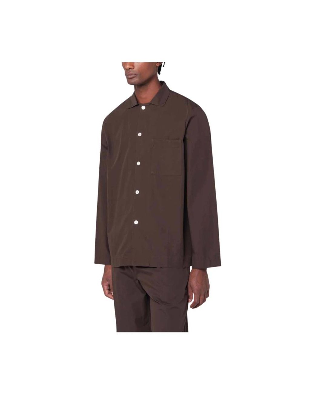 Tekla Brown Casual Shirts for men