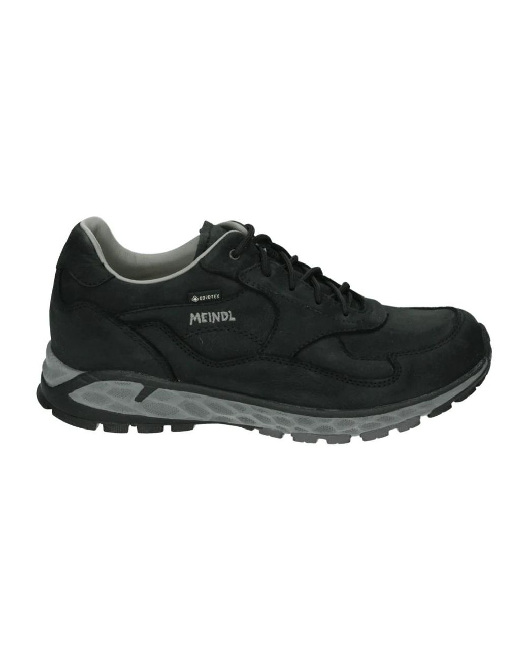 Meindl Schoenen ,Zwart ,Trondheim Gtx Vrijetijdsschoenen Zwart in het Black voor heren