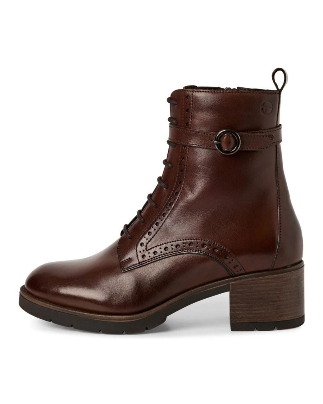 Tamaris Brown Lace-Up Boots