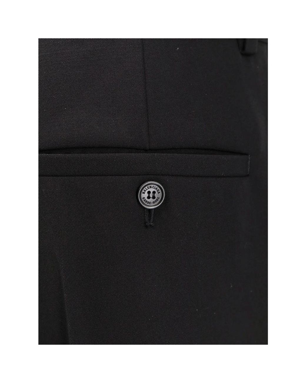 Balenciaga Black Slim-Fit Trousers