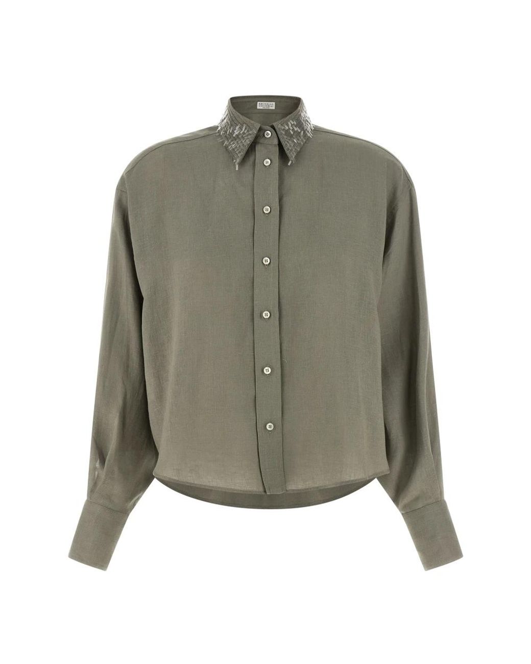 Shirts Brunello Cucinelli de color Green
