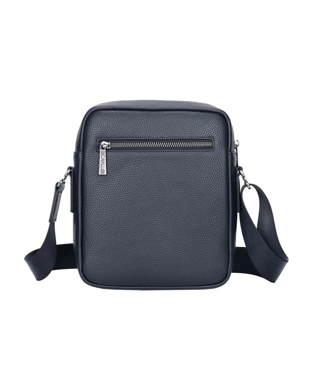 Roberto Cavalli Blue Cross Body Messenger for men