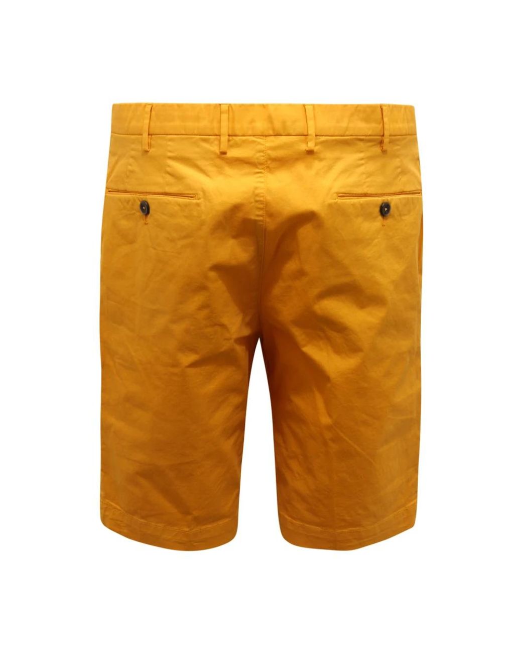 PT01 Yellow Casual Shorts for men