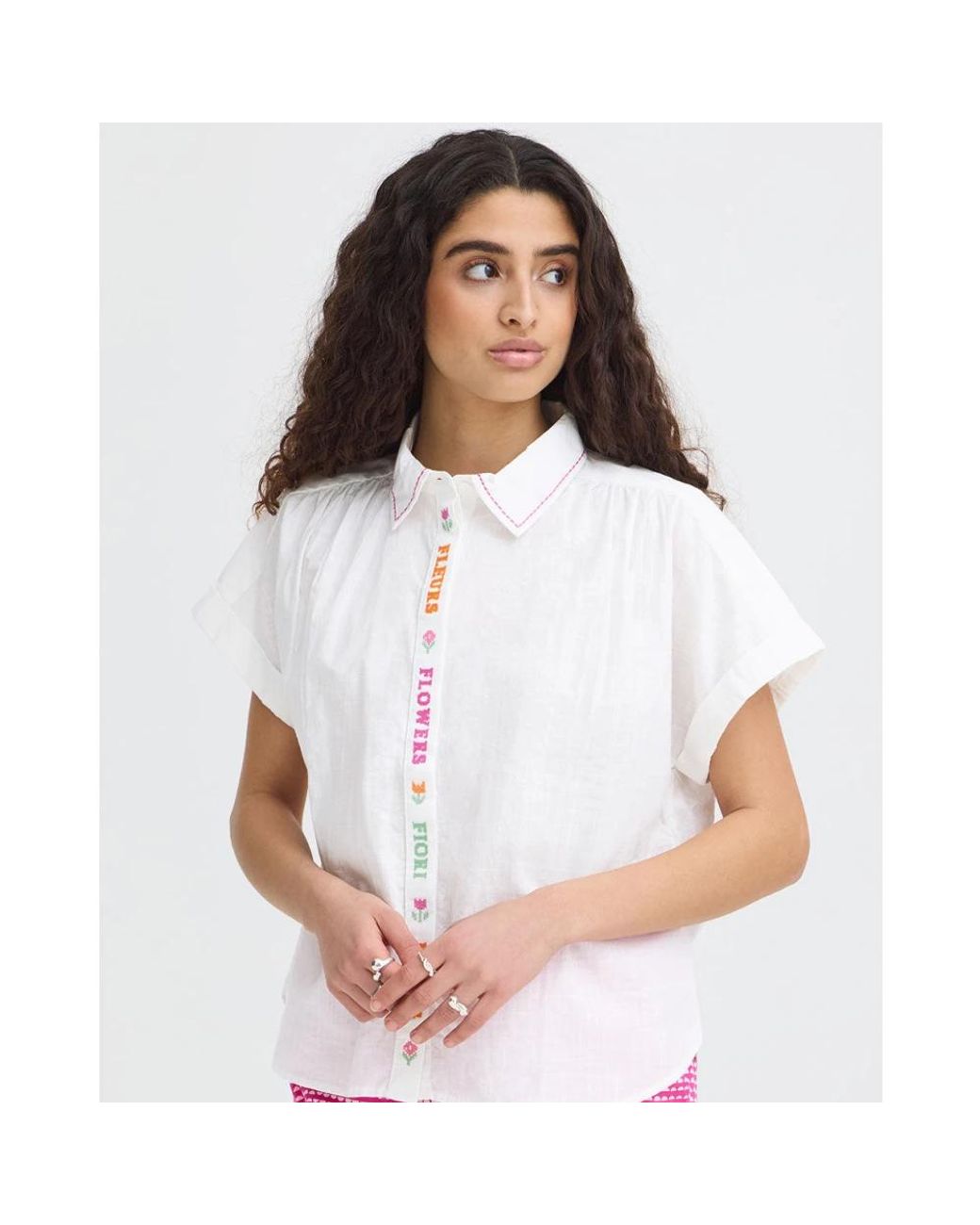 Shirts Ichi de color White