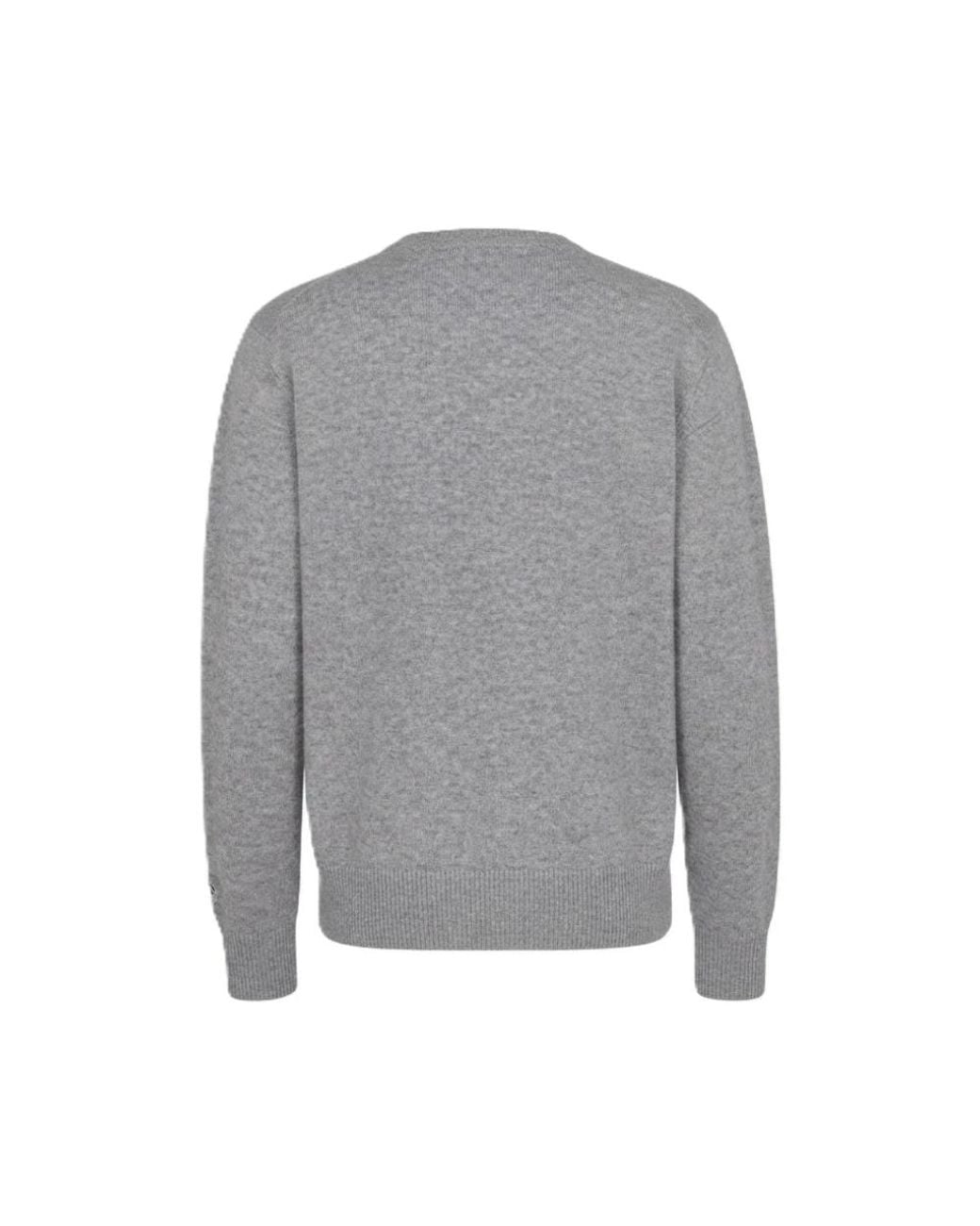 Mc2 Saint Barth Gray Round-Neck Knitwear