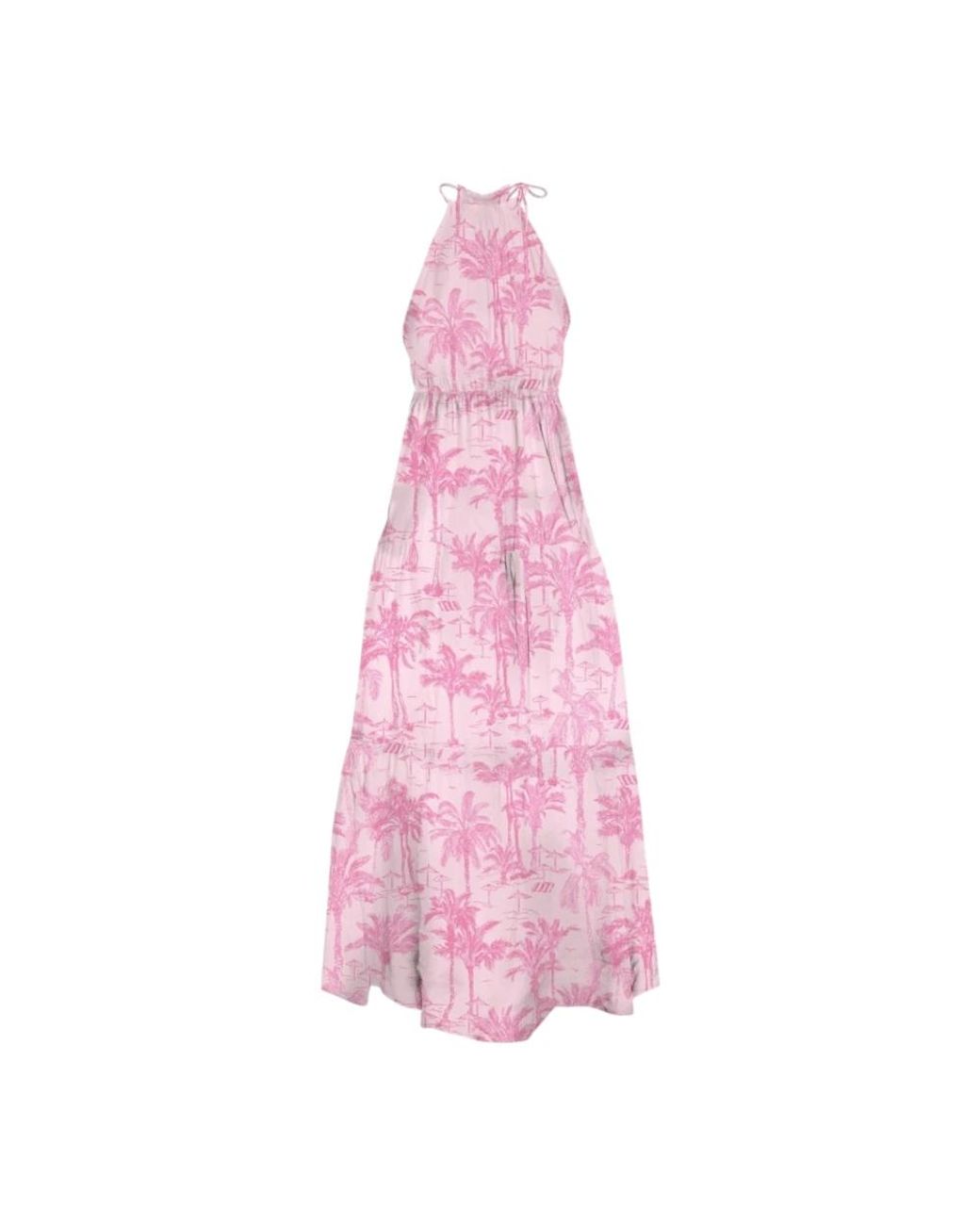 Mc2 Saint Barth Pink Maxi Dresses