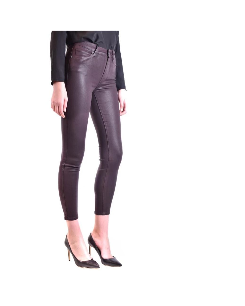 PAIGE Purple Skinny Trousers