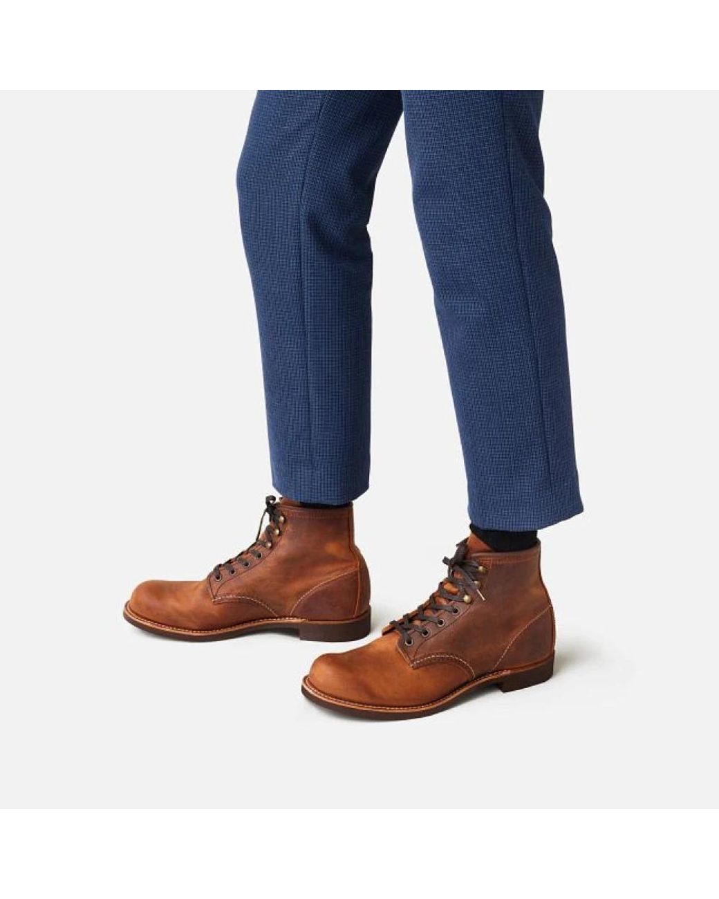 Red Wing Brown 3343 Heritage Work 6 Blacksmith Boot Rough & Tough for men